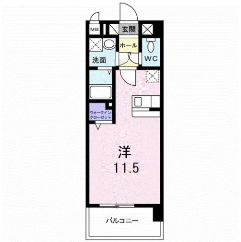 エルモソ　ピソの間取り