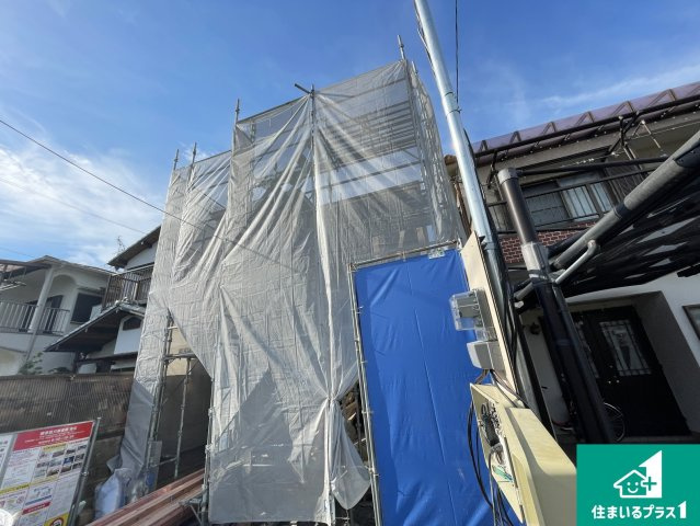 木津川市木津南後背　第1期　新築一戸建ての外観|現在建築中！落ち着いた街並みで新生活を始めることが出来そう！周辺の物件も併せてご紹介させて頂きます！