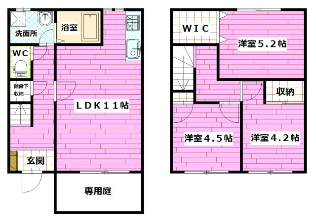 コーポホコトリ　B棟の間取り