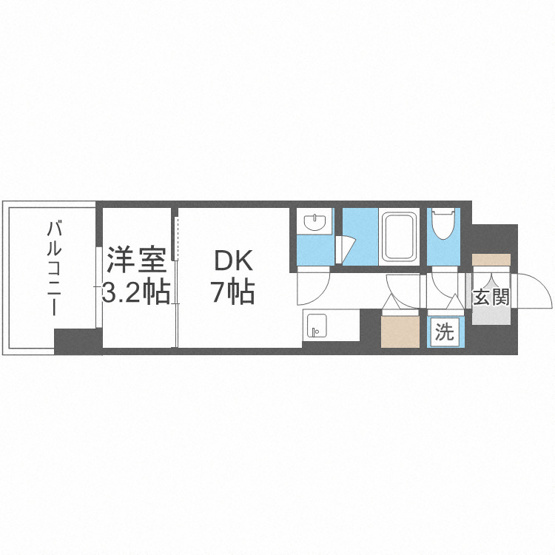 【間取り】 | リヴェント難波サウス