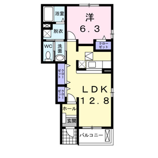 【間取り】 | リバーサイド　１番館