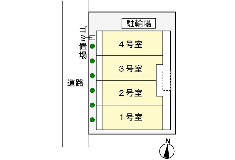 ウイステリア関口の駐車場