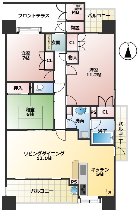 【間取り】の画像
