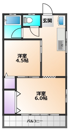 メゾン内田の間取り
