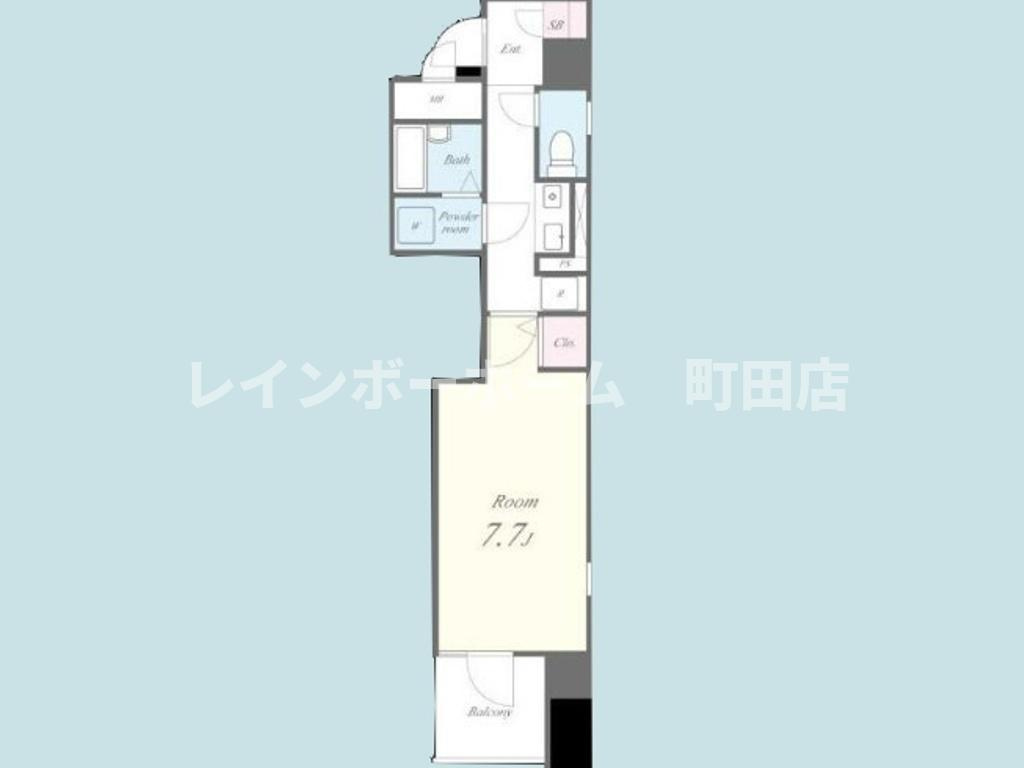 イーストガーデンリバーサイド町田※初期費用分割後払いサービス利用可能物件の間取り