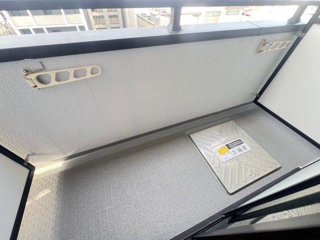 ドエル心斎橋のバルコニー