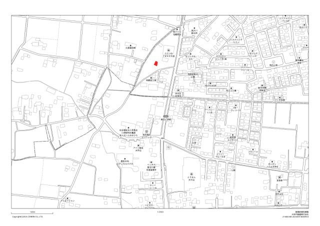 猿橋西野田住宅の地図