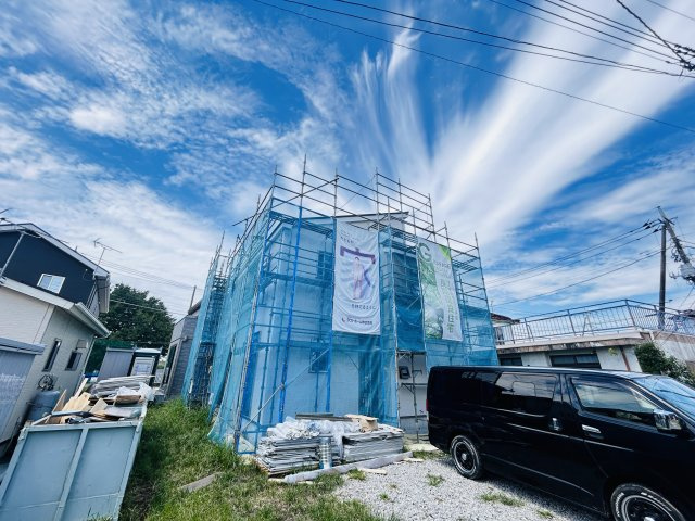 新築　前橋市駒形町3期　GRAFARE　１号棟の外観|現地写真　2026年9月完成予定！類似物件のご内覧等、お気軽にお問合せください♪　							
　							
