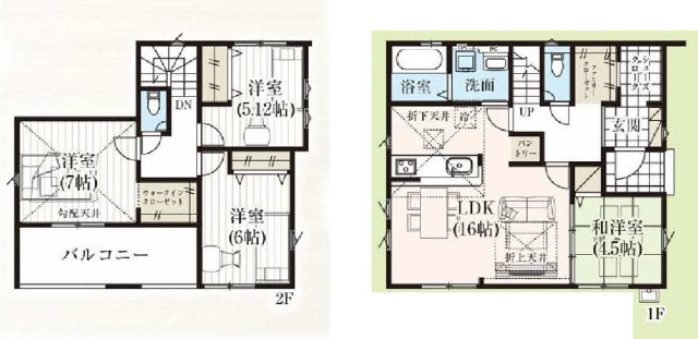 新築　前橋市駒形町3期　GRAFARE　１号棟の間取り|建物面積109.92㎡　シューズインクローク・パントリー・ファミリークローク・ウォークインクローゼット・各部屋収納付きで便利です！インナーバルコニーなので急な雨でもお洗濯物も安心です。