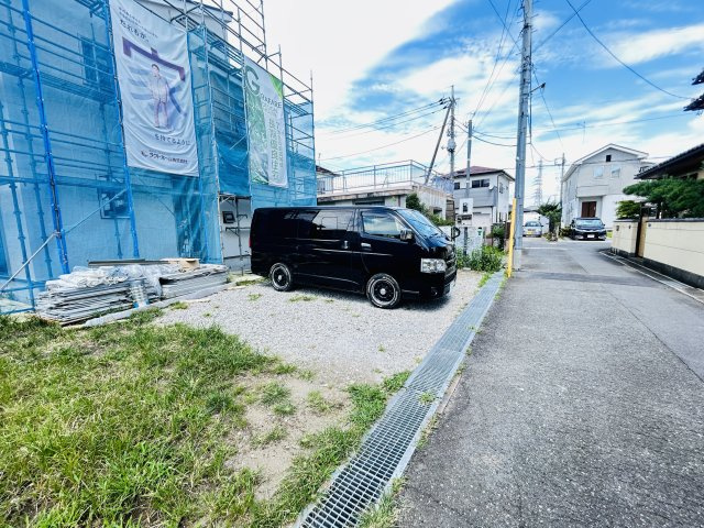 新築　前橋市駒形町3期　GRAFARE　１号棟の前面道路含む現地写真|現地写真　東側接道幅員約4.1ｍ