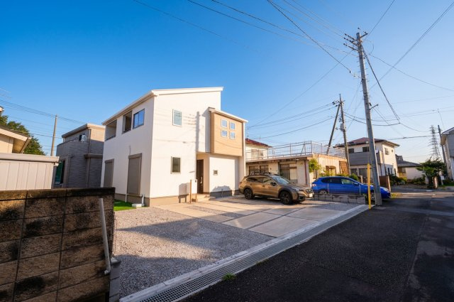 新築　前橋市駒形町3期　GRAFARE　１号棟の前面道路含む現地写真|現地写真　東側接道幅員約4.1ｍ