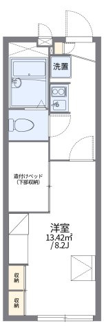 レオパレスＭａｅｄａ２　の間取り