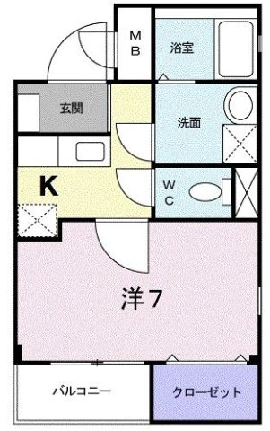 レジデンス赤坂の間取り