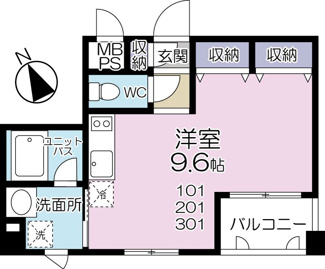 【間取り】 | ライトシード浅草 | ☆間取り☆