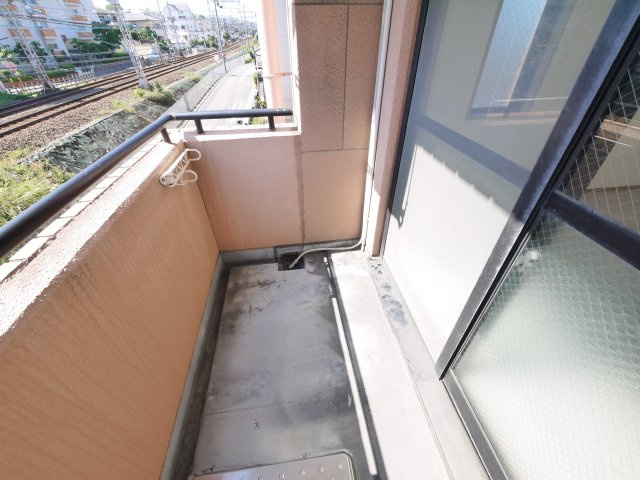 オーキッドあやめ池のバルコニー