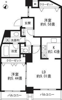 レジディア三軒茶屋Ⅱ
