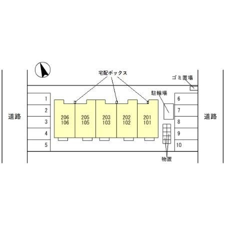 レガーロの区画図