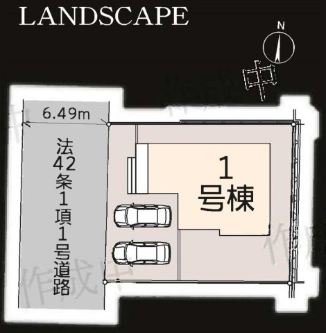 【横浜市瀬谷区南瀬谷2丁目5-13新築戸建て】★仲介手数料無料★（瀬谷さくら小学校・泉ケ丘中学校）の区画図