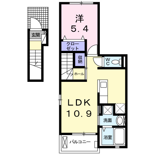 ミルクールの間取り