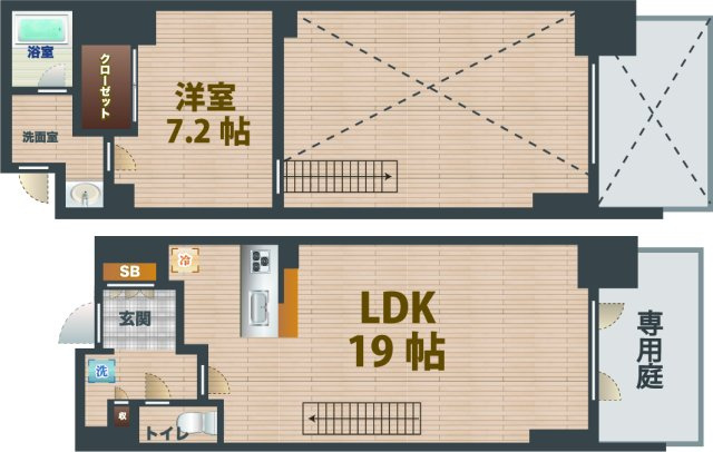 【間取り】 | レジディア杉並方南町 | 1LDKのお部屋です。