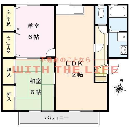 ストークハイム【10,000円キャッシュバック対象物件】の間取り|間取り図です