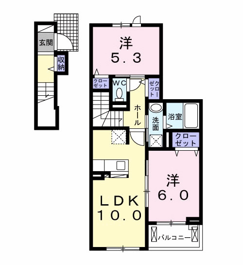 【間取り】 | パークサイド三佐