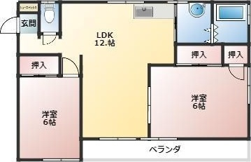 コーポマスダの間取り