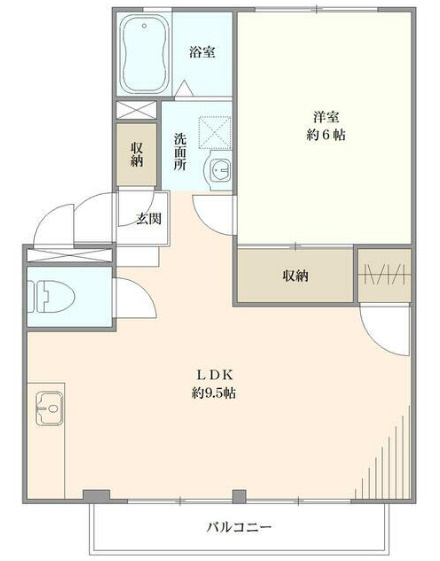 サンライフ・ビラージュＡの間取り| 