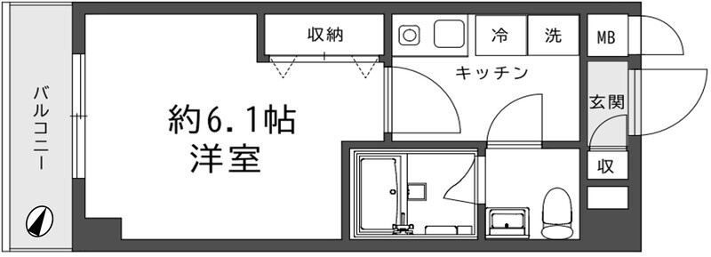 エルスタンザ浦和常盤の間取り