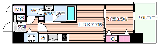 【間取り】 | ラルシェパルク新大阪