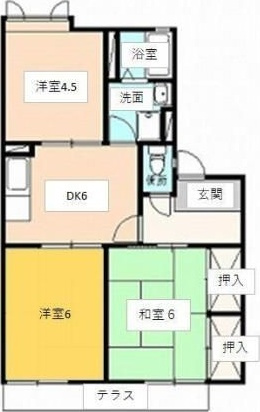 アメーヌ青葉の間取り