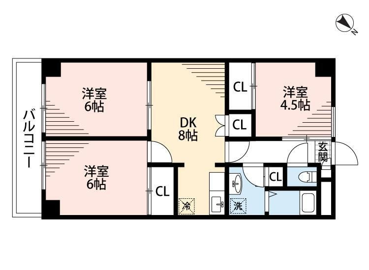 ファウンテン90の間取り