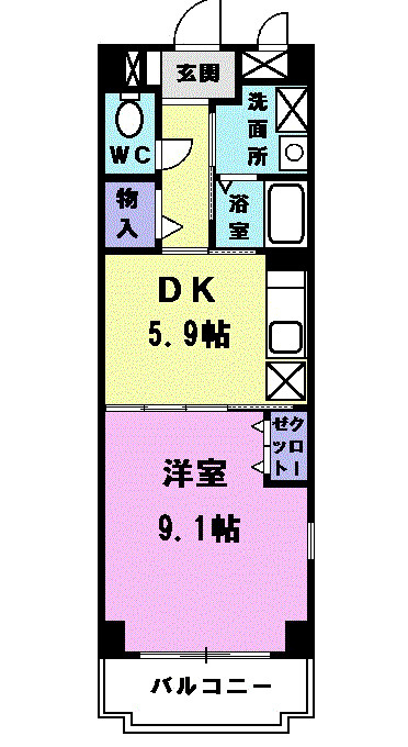 フィオーレの間取り