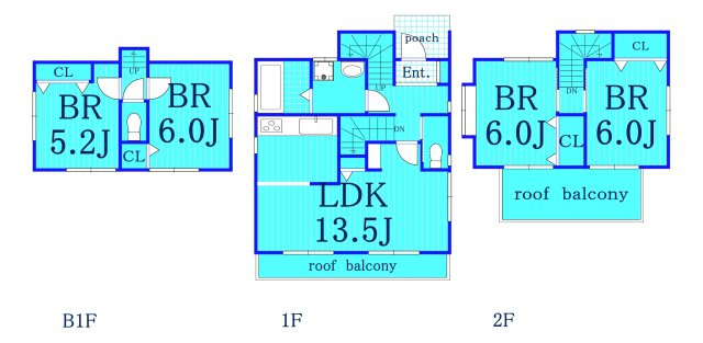 横浜市法泉戸建の間取り