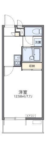 レオパレスフアモの間取り