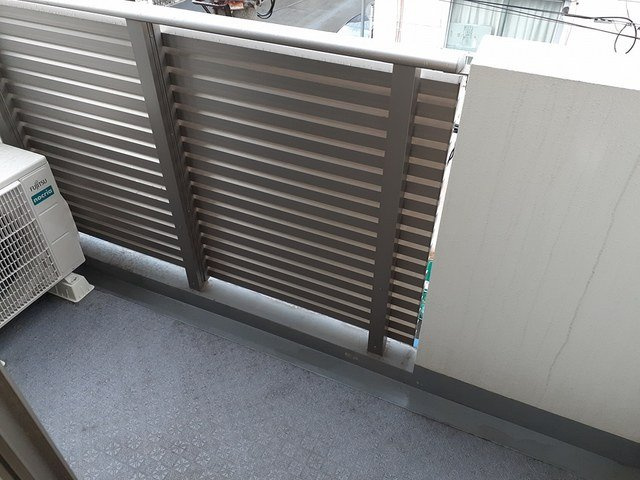 カーサ　ベレッツアのバルコニー