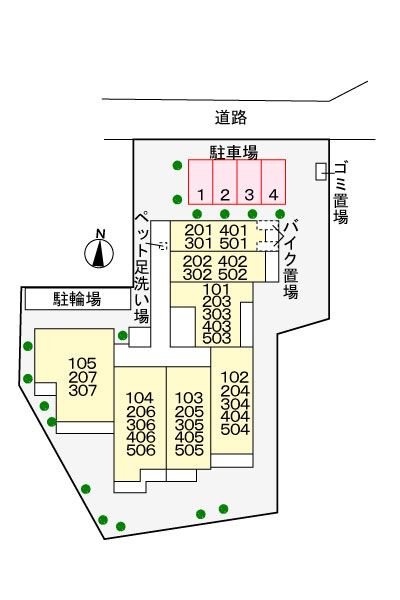 Ｌａ　Ｓｏｕｒｃｅの駐車場