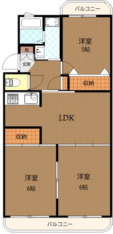 レナジア上横場 の間取り