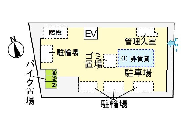 ＨＡＰＰＹ　ＨＩＬＬＳの駐車場