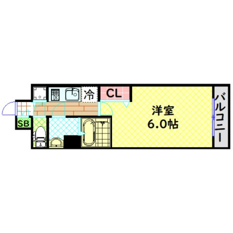 【間取り】 | エスリード難波ステーションゲート　サウステラス