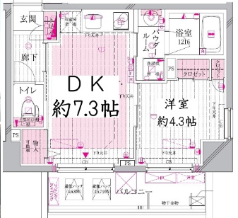 レルシール大島の間取り