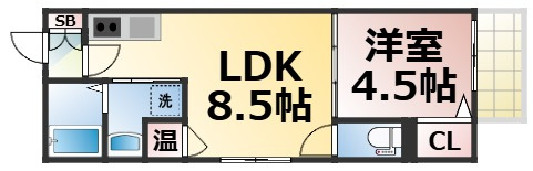 【間取り】 | メゾンボヌス　仲介手数料無料
