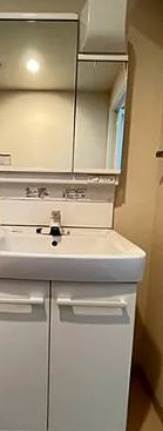 シティレジデンス東陽町の洗面所|忙しい朝には欠かせない洗面所です