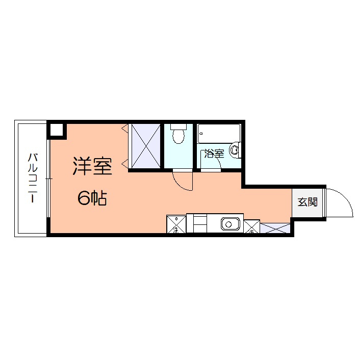 アルカディアKの間取り