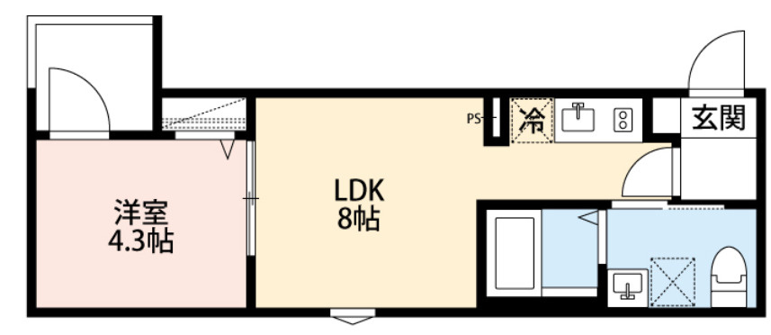 葛飾区お花茶屋１丁目のアパートの間取り