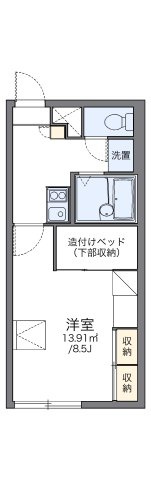 レオパレスルミエールの間取り