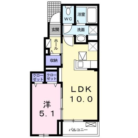 ベルメゾンの間取り