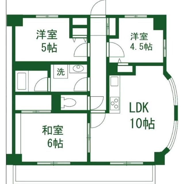 レピドール福田Ⅰの間取り