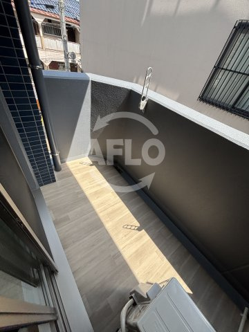 プレリス北巽駅前ラバルスのバルコニー|プレリス北巽駅前ラバルス　バルコニー