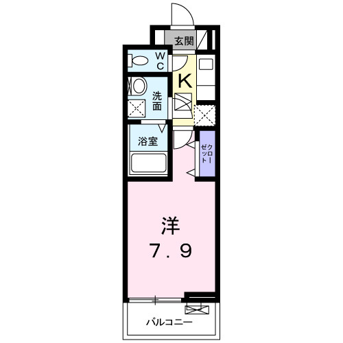 Ｂｅｌｌｅ　Ｆｌｅｕｒの間取り